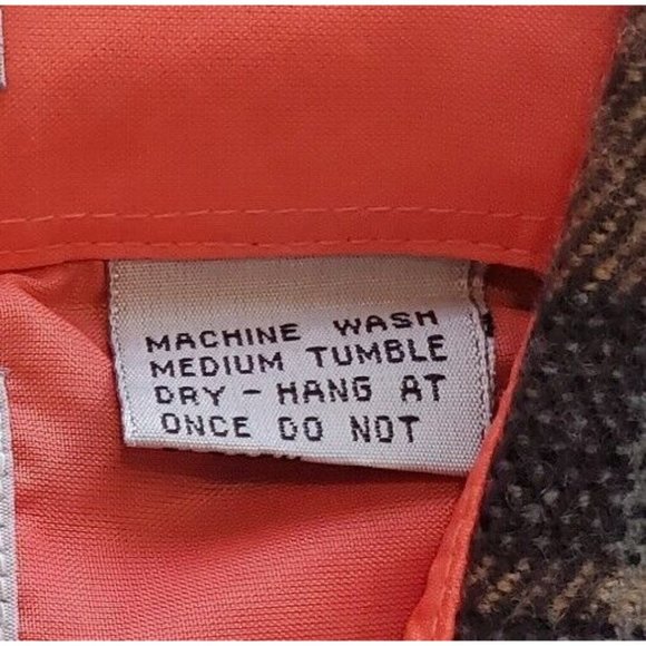 Vintage Bull Run Rugged Wear PLAID FLANNEL Button Down SHIRT Men's Medium - Picture 5 of 8